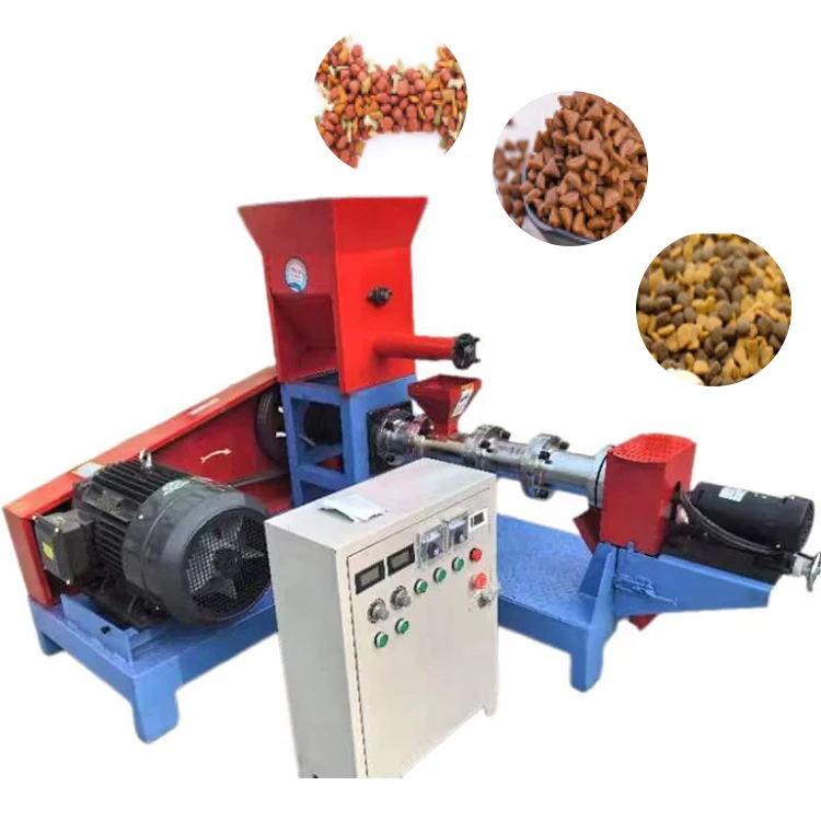 *forHot Sale Feed Extruder Production Line Fish Feed Dog Food and Cat Food Pellet Machine Floating Feed Extruder Machine