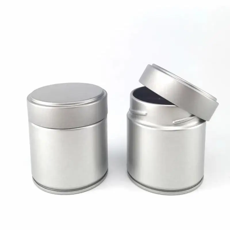 1 Stück Tragbare Mini-Matcha-Pulverdose aus dickem Weißblech, Teedose, Gewürzaufbewahrungsbox, Behälter, Küchenhelfer, Haushaltsartikel – Detail 6