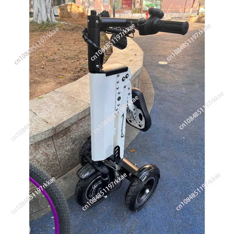 

350W 36V Foldable 3-Wheel eBike, 10" Tire 35km Range, Ultra-Light Electric Tricycle for Seniors Adults
