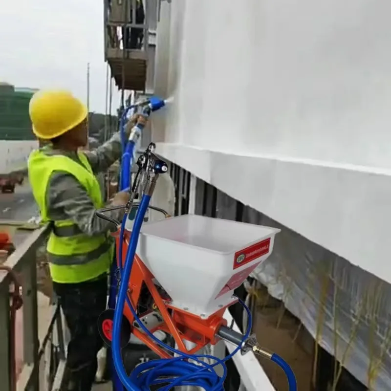 S5 D5 Por Texture Cement Sprayer hine Automatic Plastering with Core Motor Tool
