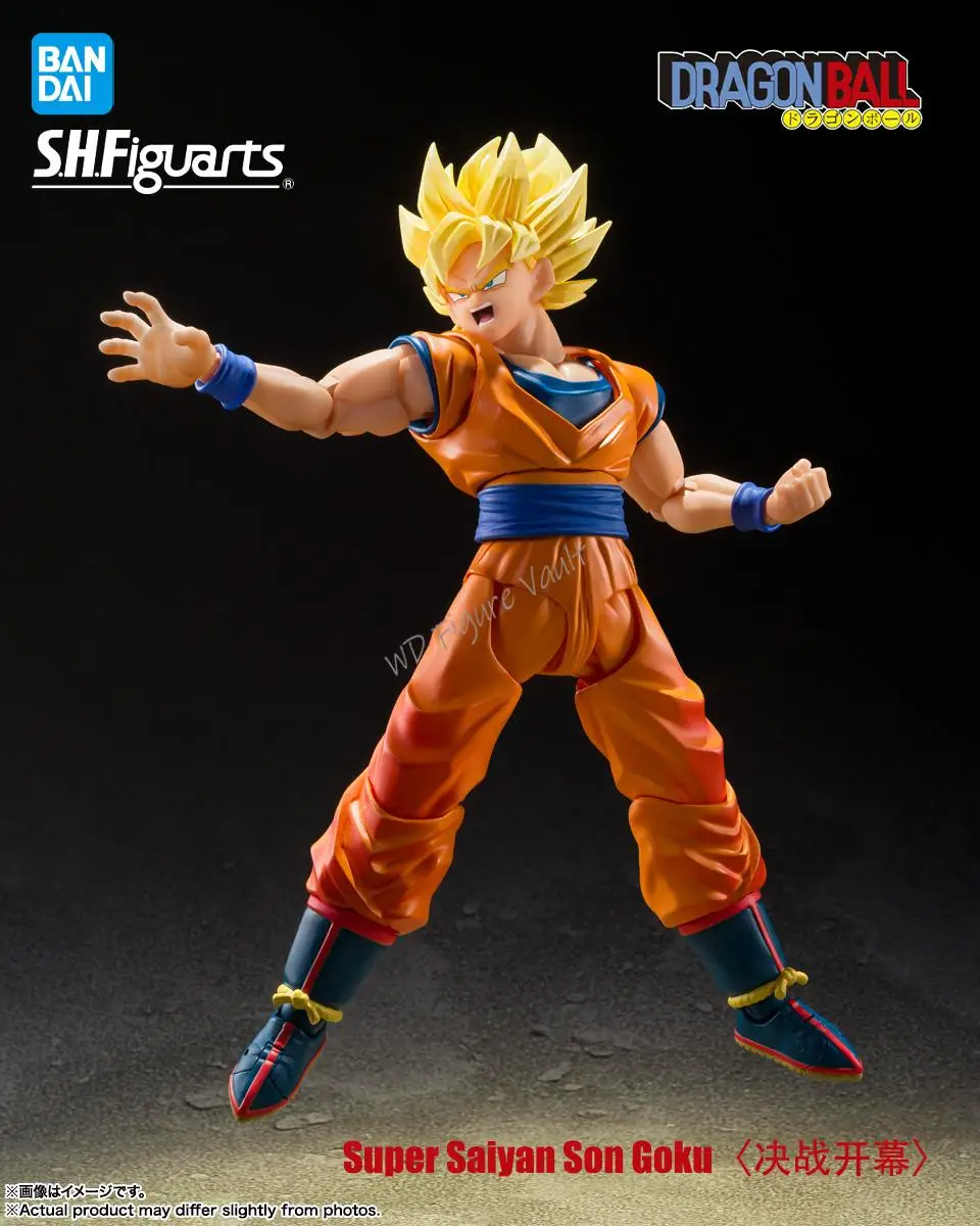 

Bandai официально лицензированная Коллекционная модель премиум-класса S.H.Figuarts Super Saiyan Son Goku The Final Battle Begins