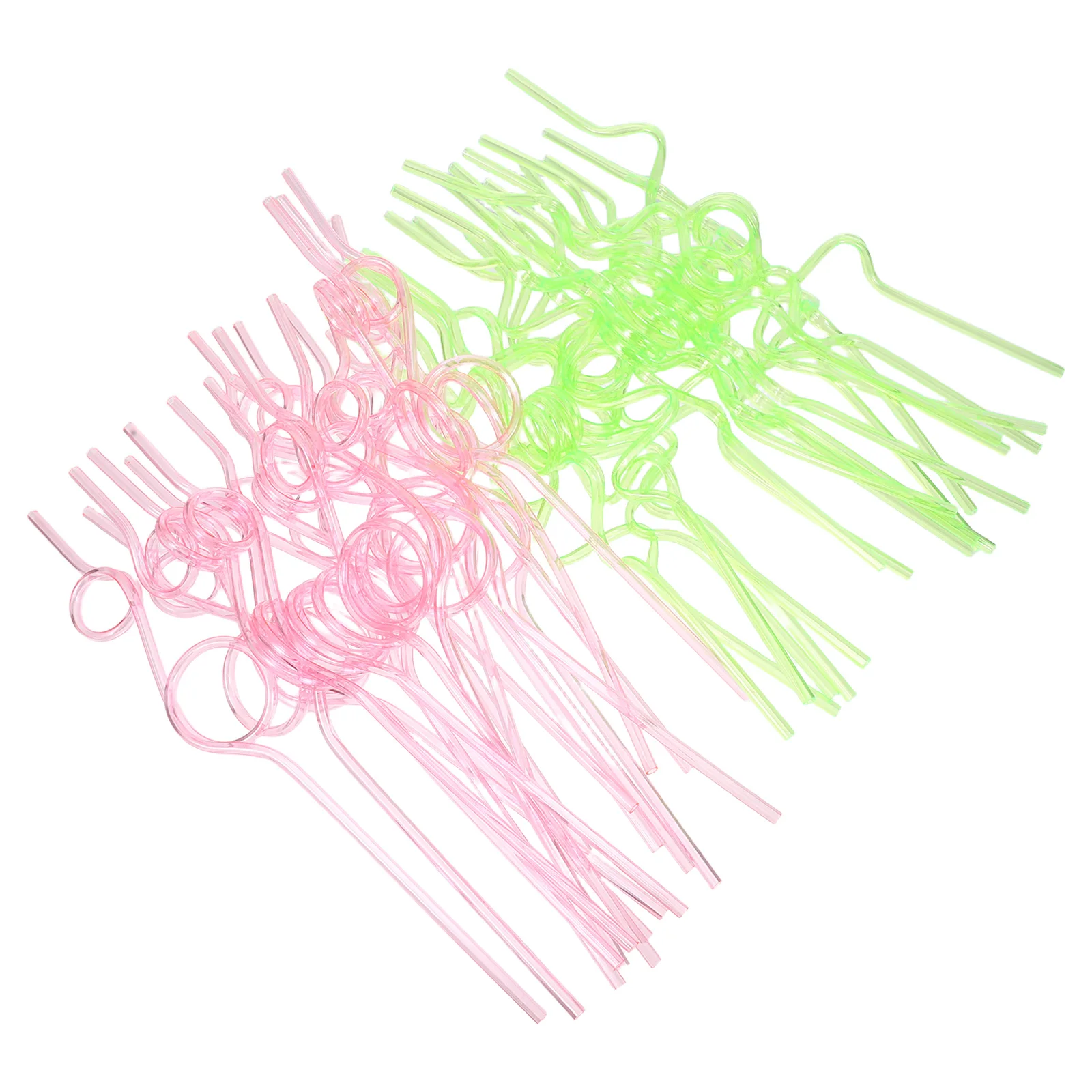 

40pcs Reusable Crazy Pet Fun Drinking Straws For Birthday Wedding Christmas Classroom Party Decorations Kitchen Bar