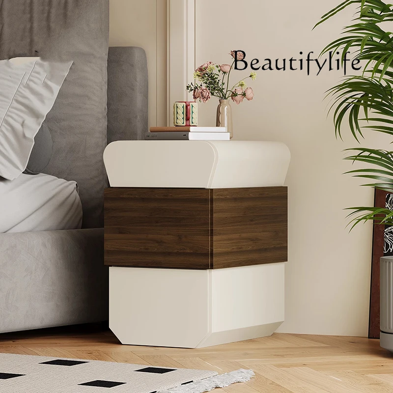 

Modern Aesthetic Nightstand Classic Storage Drawer Luxury Nightstand Premium Minimalist Mesitas De Noche Bedroom Furniture