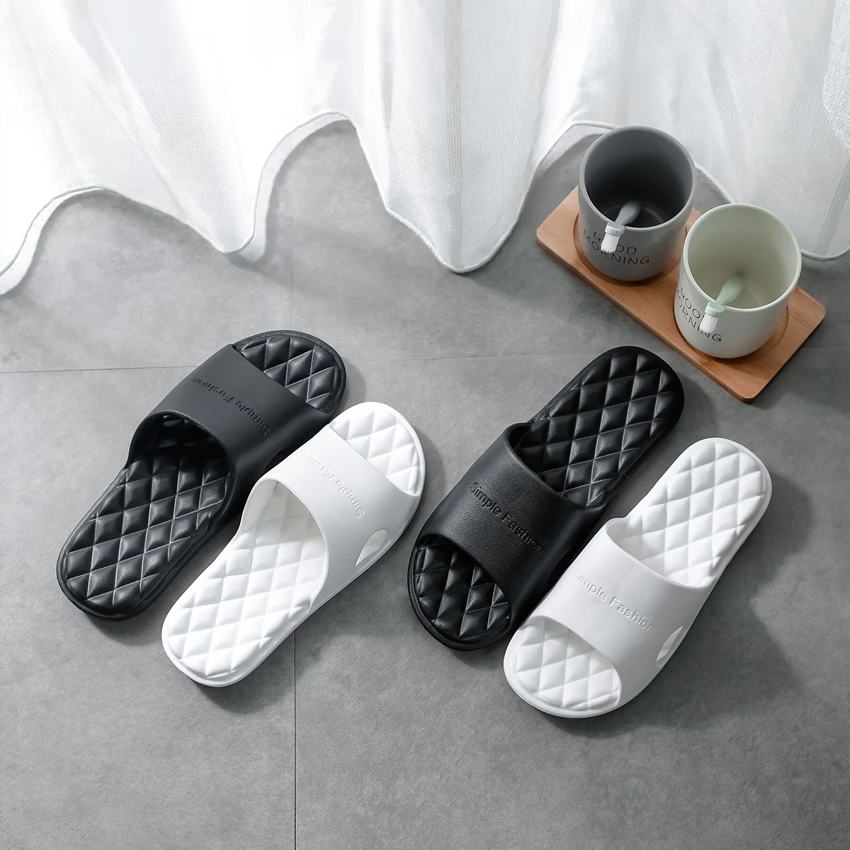 TZLDN 36-49 حجم كبير إيفا النعال الناعمة للنساء المنزل الحمام الصيف الصنادل للرجال الصيف ملابس الشاطئ للجنسين الشرائح