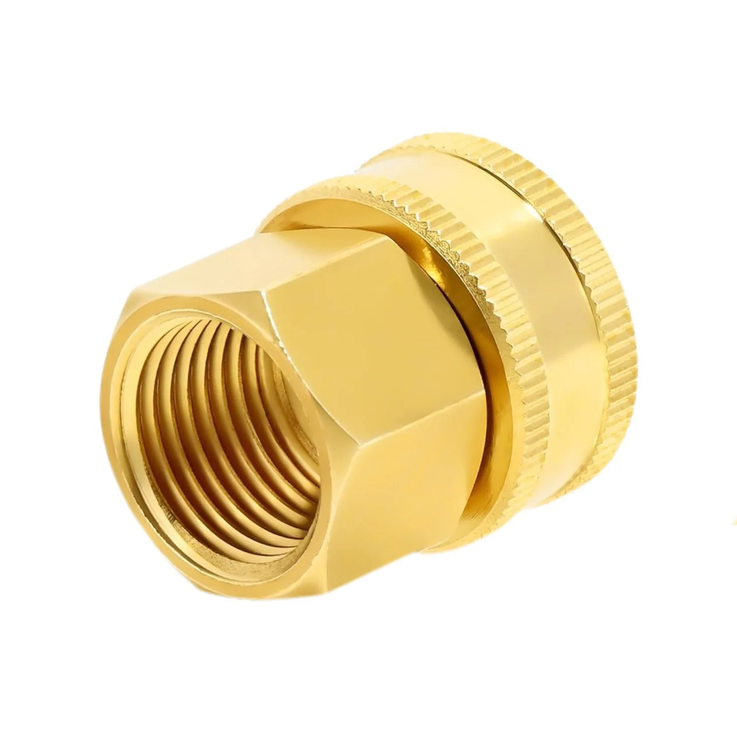 US garden hose 3/4GHT to 1/2NPT brass joint garden water pipe internal thread conversion adapter