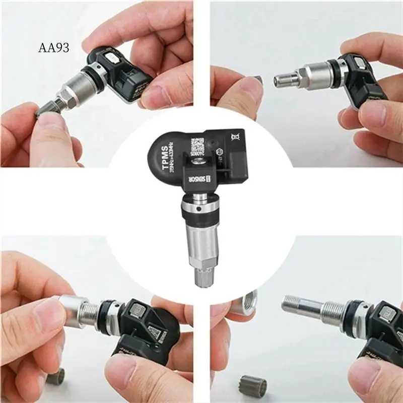 

AA-12Pcs Programmable MX Sensor Monitor For Autel Tool TS408 TS508 ITS600 315MHZ+433Mhz 2 In 1 TPMS Tire Pressure Sensor
