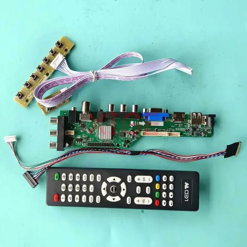 

Kit DIY For B125XW01 V.0/V0 B125XW02 V.0 Laptop Matrix 40Pin LVDS AV/USB/DHMI/VGA 12.5" DVB-C/T 1366x768 Driver Controller Board