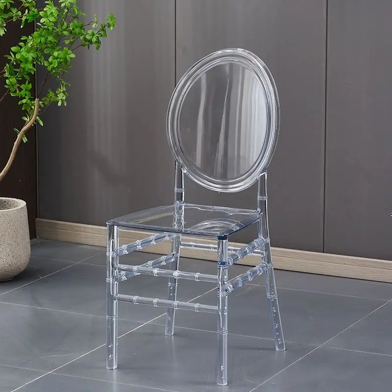 @#2024 New Design Stackable Plastic Lucent Chairs Resin Crystal Clear Transparent Chairs for Hotel Wedding Banquet