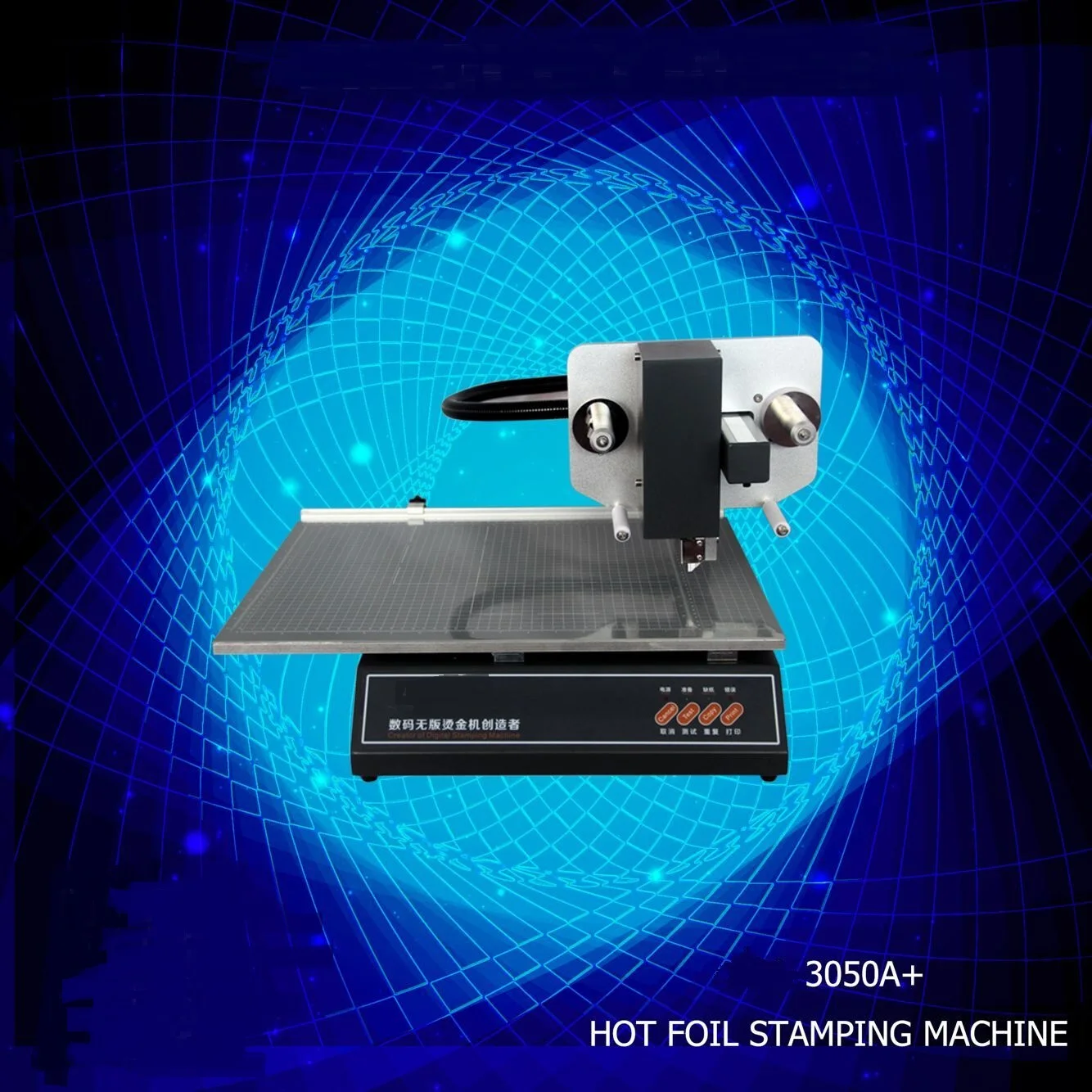 

3050A China digital desktop hot foil paper stamping printing machine printer letters for sale