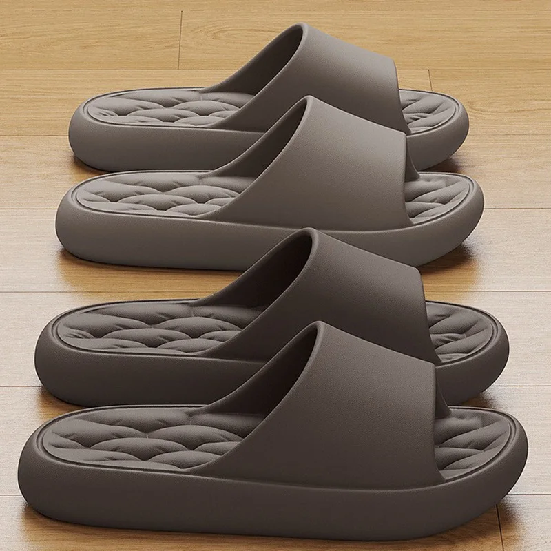 

Big Size 48 49 Men's Light Slippers Soft EVA Summer Women Fashion Slides Massage Shoes Couples Non-Slip Bathroom Home Flip Flops