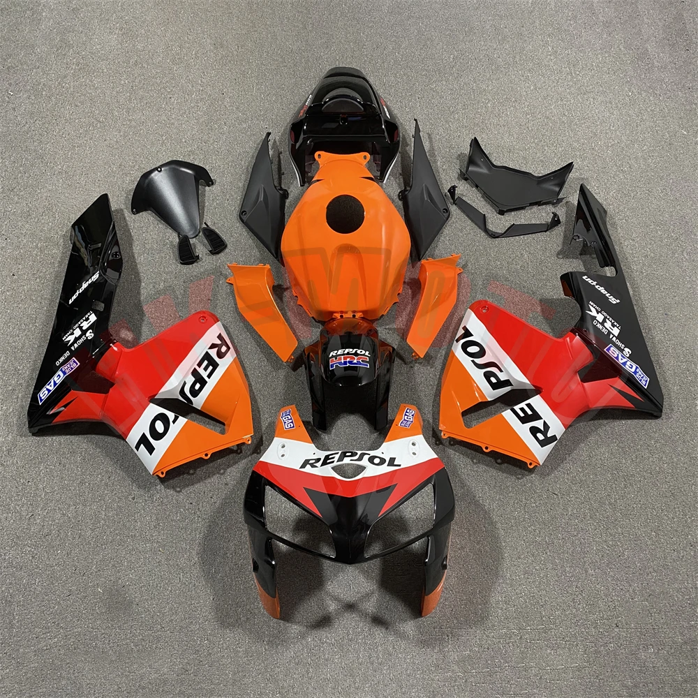 Motorcycle Fairing Kit Fit For CBR 600RR CBR600 RR CBR600RR 2005 2006 Bodywork Set High Quality Abs Injection Orange Repsol