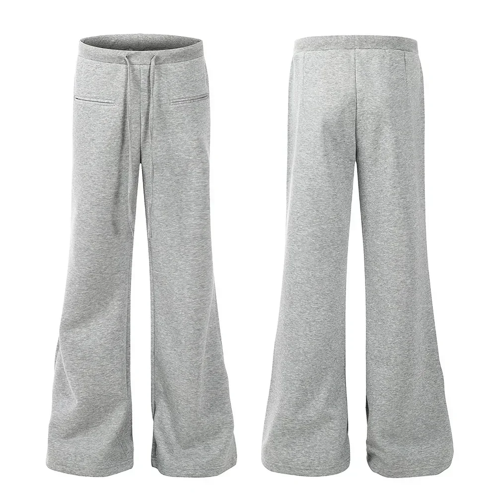 Pantaloni comodi da indossare tutti i giorni Pantaloni streetwear dritti slim Pantaloni tinta unita adatti a tutte le stagioni