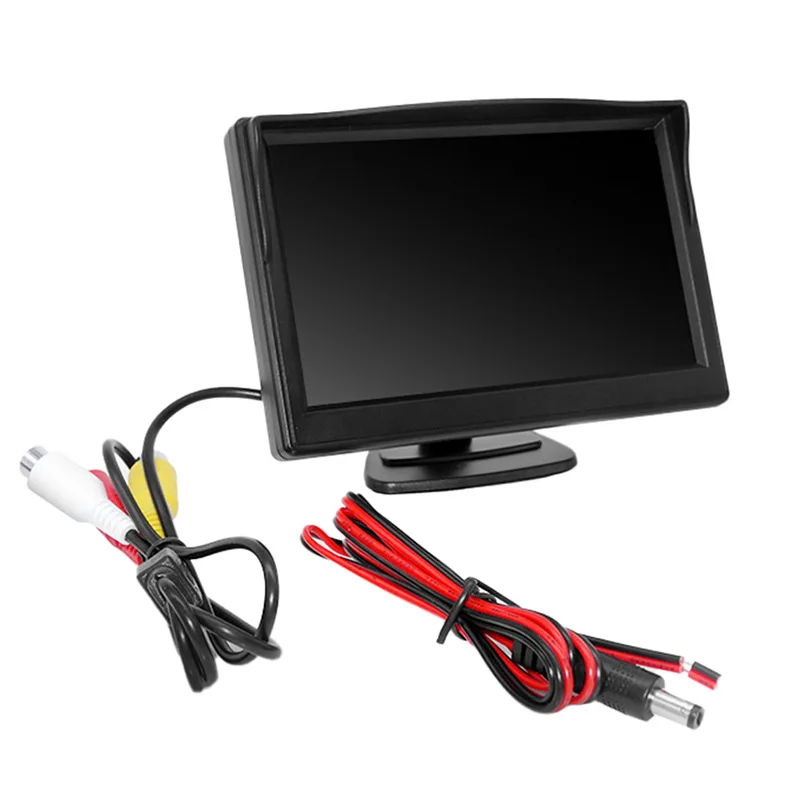 Universal 5 Inch Sun Visor Ceiling Mount Car Monitor Reverse Video DVD LCD Display Auto Accessories
