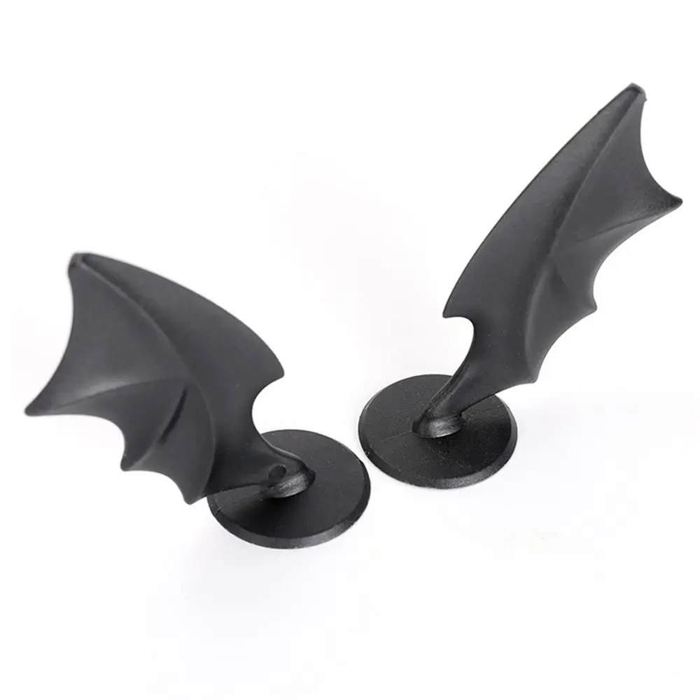 2PCS Lovely Cycling Supplies Removable Easy to Install Motorcycle Motorbike Angel Devil Wings Stickers Helmet Decoration