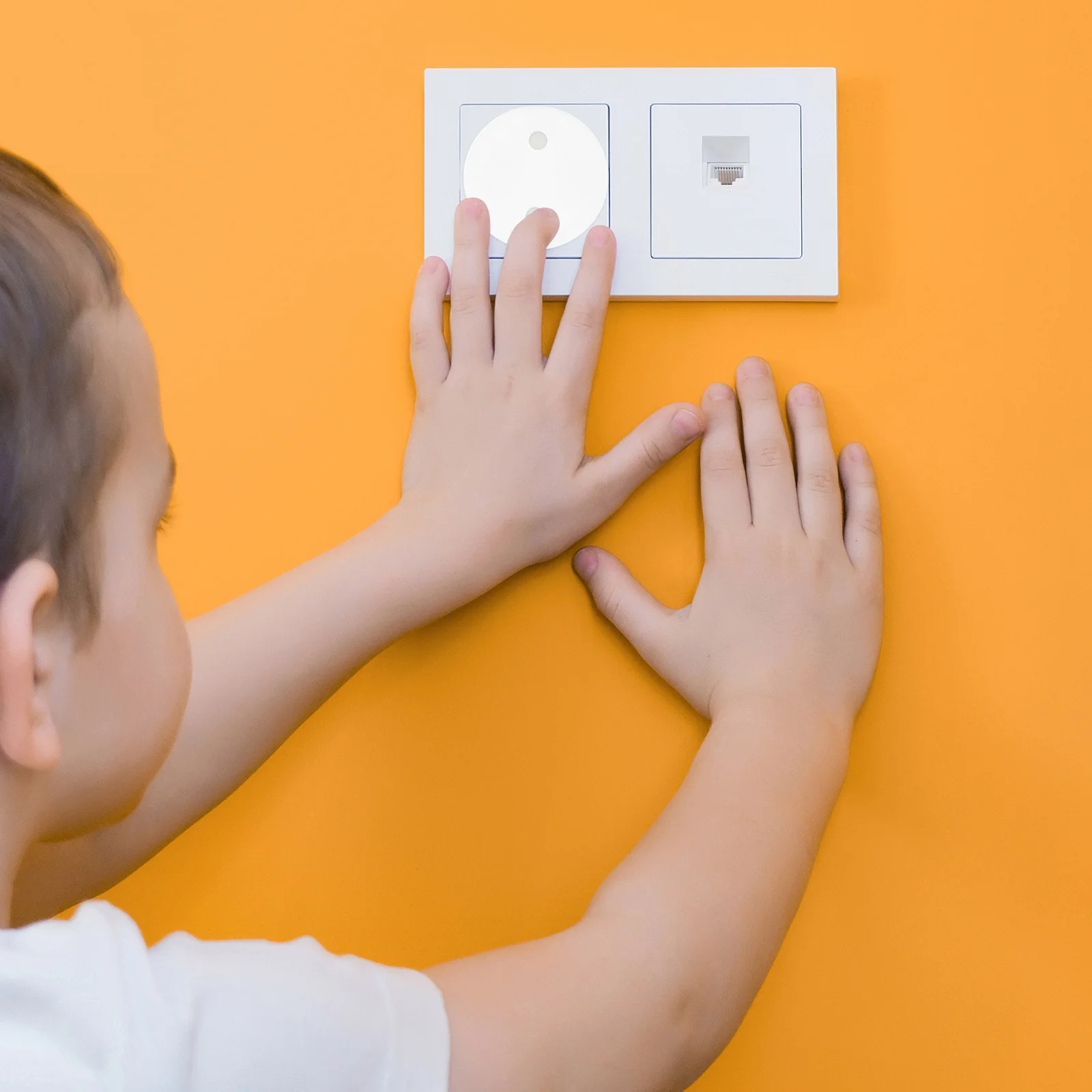 20 Pcs Socket Protection Cover Childproof Covers Outlet Protectors Cap Safety Plugs Caps White Electrical