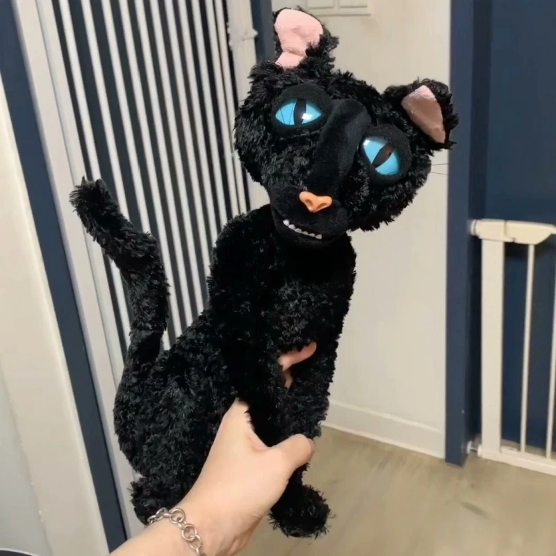 Hot Sale 30cm Coraline Y La Puerta Secreta Toy Coraline Cat Doll Cartoon Anime Black Cat Animal Collection Decoration Toys Gifts