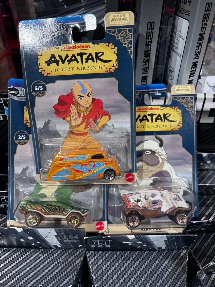 هوت ويلز الصورة الرمزية آخر Airbender 1:64 مقياس يموت الصب سيارة لعبة سيارة تحصيل مجموعة من 6 جديد 2025 سلسلة فضية قسط