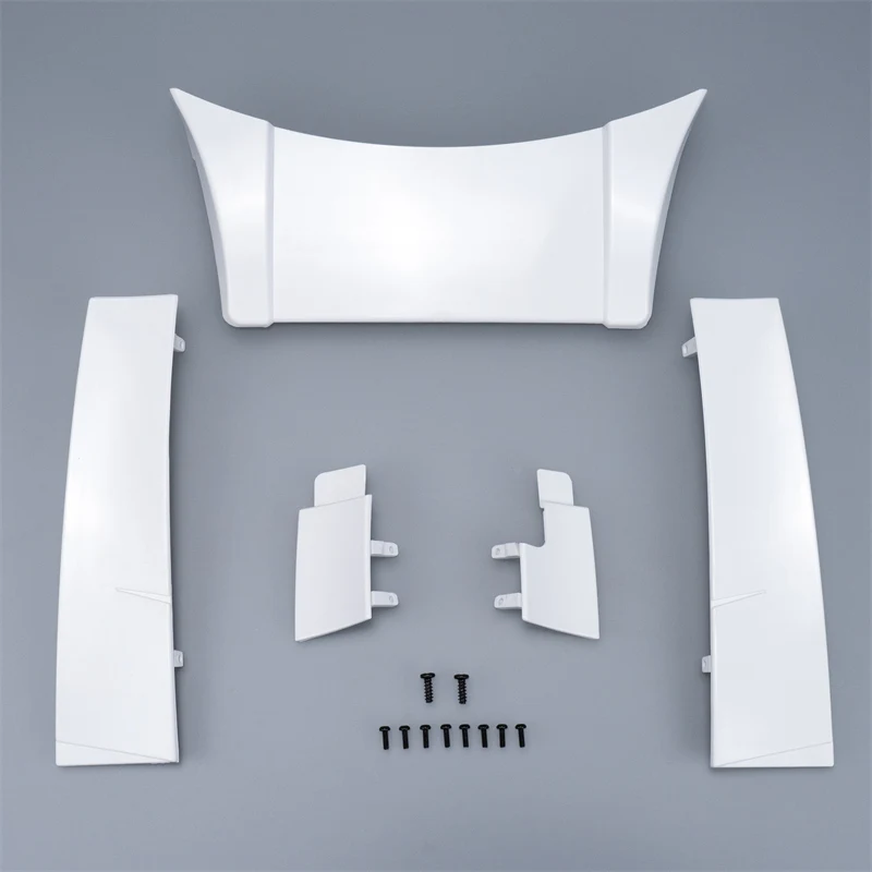 Cockpit Body High Roof Tail Wing Spoiler Kit Upgrade Parts for 1/14 Tamiya RC Truck Trailer Tipper Volvo FH16 750 56360 56362