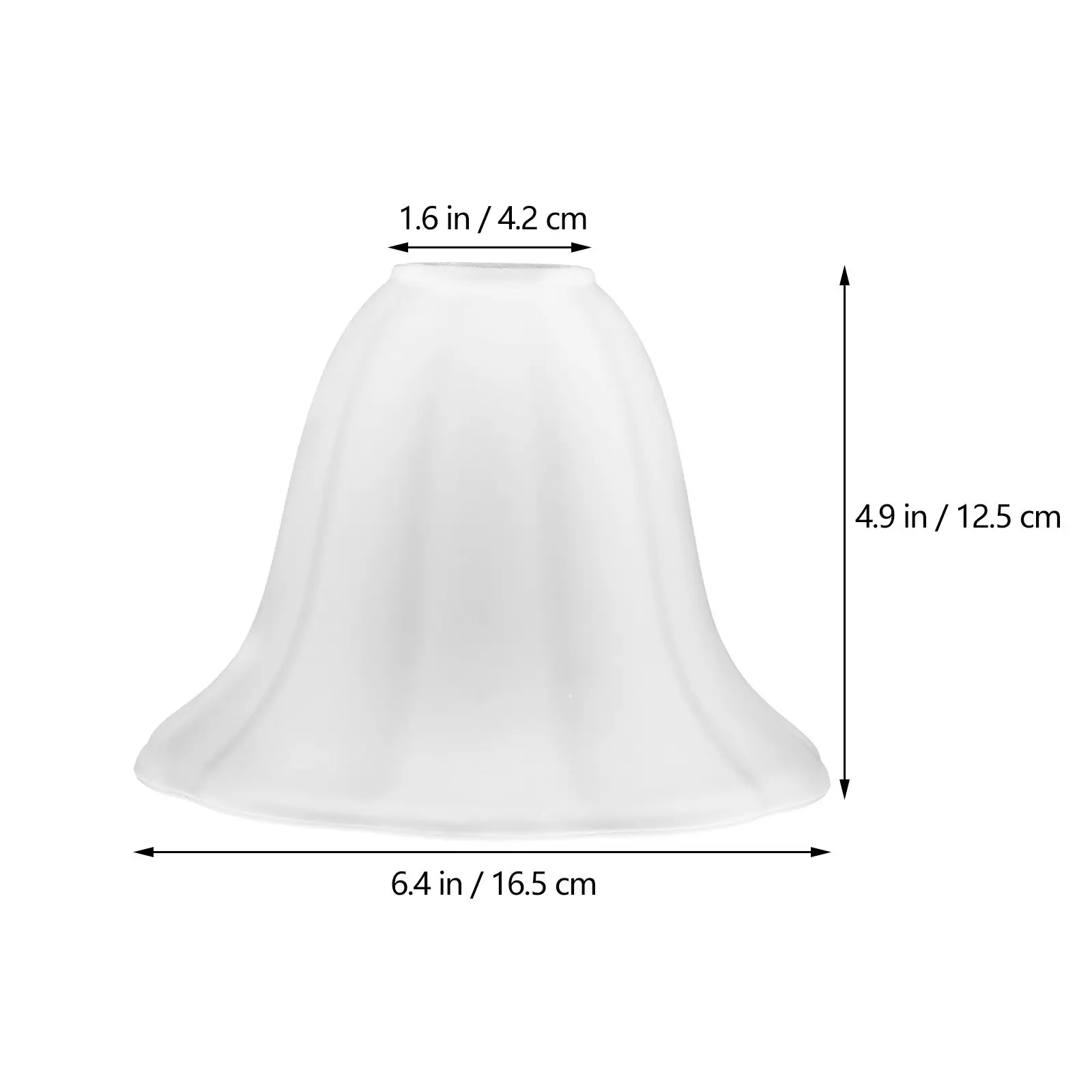 Glass Lamp Shade for Indoor Lighting European Style Lamp Cover Provides Warm Natural Diffused Light Dust Protection for Ceiling
