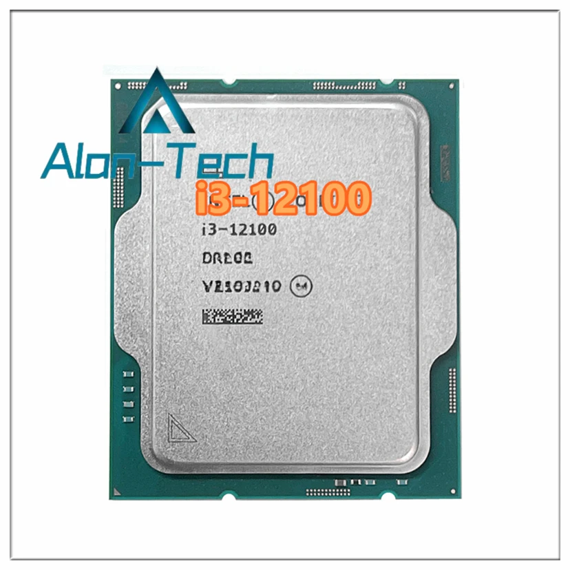 Co-re i3-12100 i3 12100 3.3 GHz 4-Core 8-Thread CPU Processor L3=12M 60W Support DDR4 DDR5 Desktop CPU Socket LGA 1700