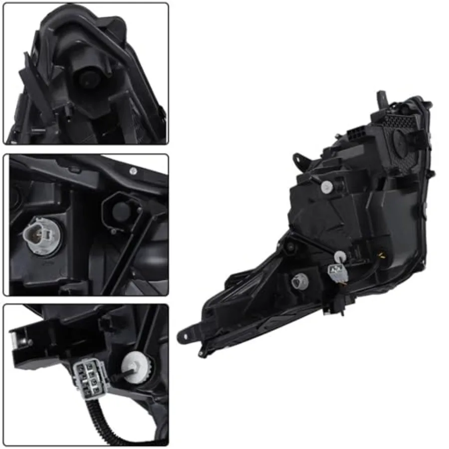 1 قطعة مجموعة مصابيح أمامية لاستبدال لكزس RX350 RX450h 20162019 المصابيح الأمامية ث o AFS مجموعة جانب السائق LH 811500E260 عالية السطوع #5