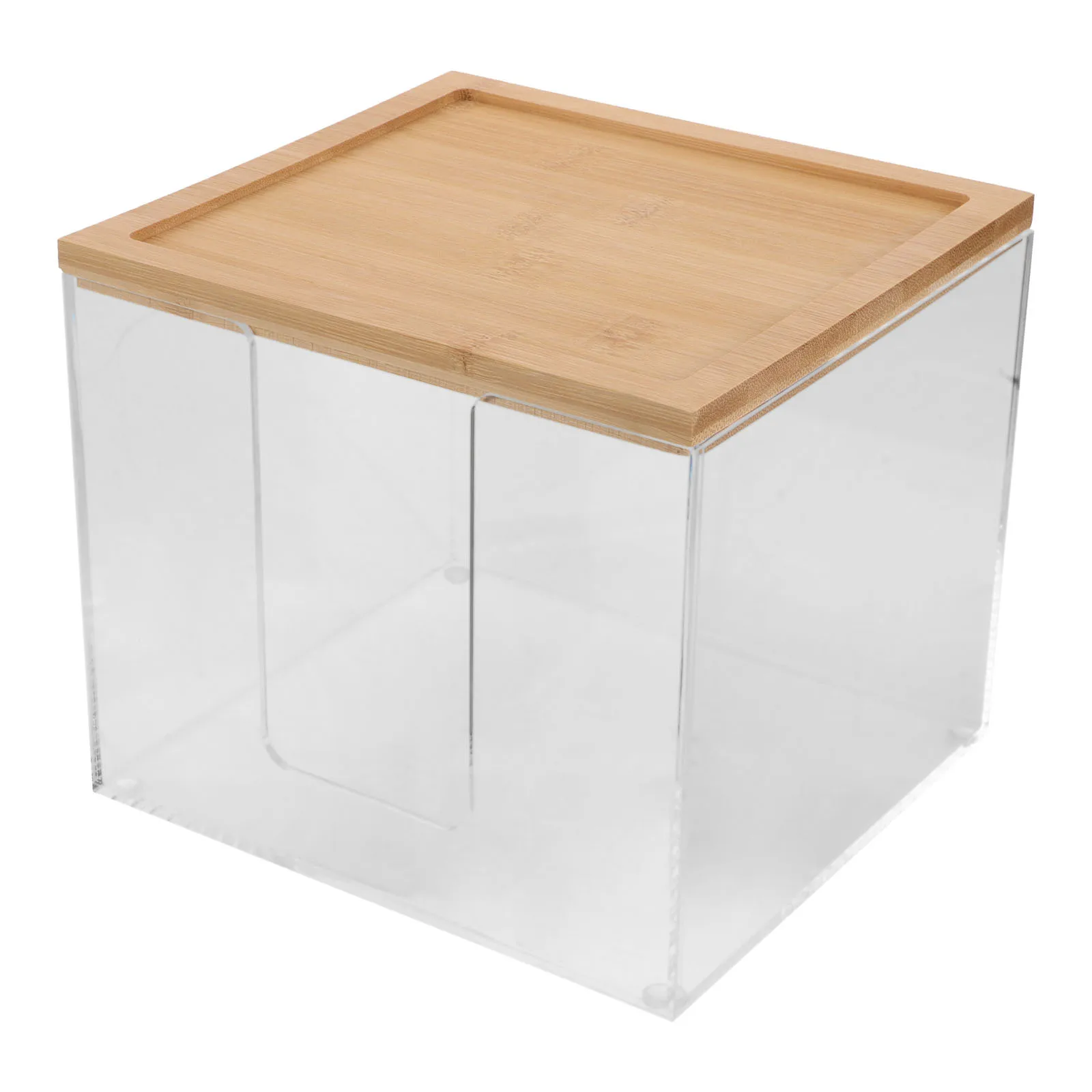 

Acrylic Tissue Box Holder Clear Rectangular Facial Napkin Storage Organizer For Bathroom Kitchen Table Cars Wipes Dispenser