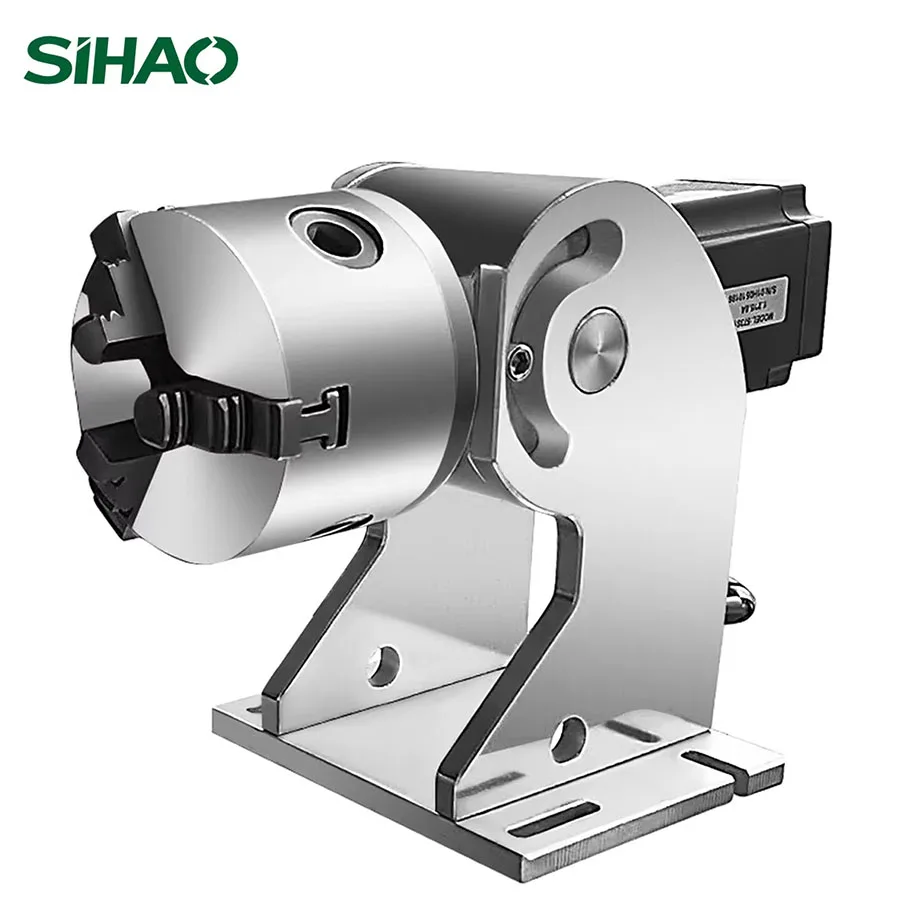 

SIHAO Laser Engraver Rotary 3 Claws Rotary Axis for Fiber Laser Marking Machine 80mm Max Rotation Axis Laser Engraving Machine