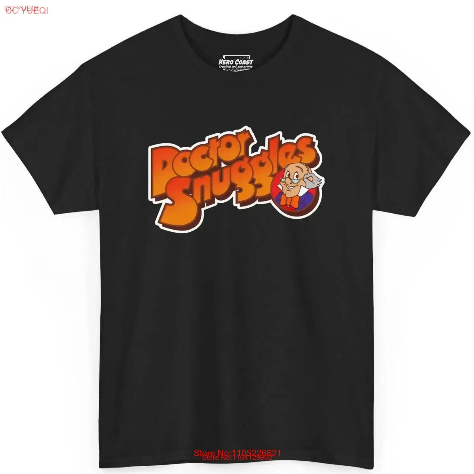 T shirt Doctor Snuggles logo from the classic cartoon TV series Select your color vintage Washed Versatile Soft