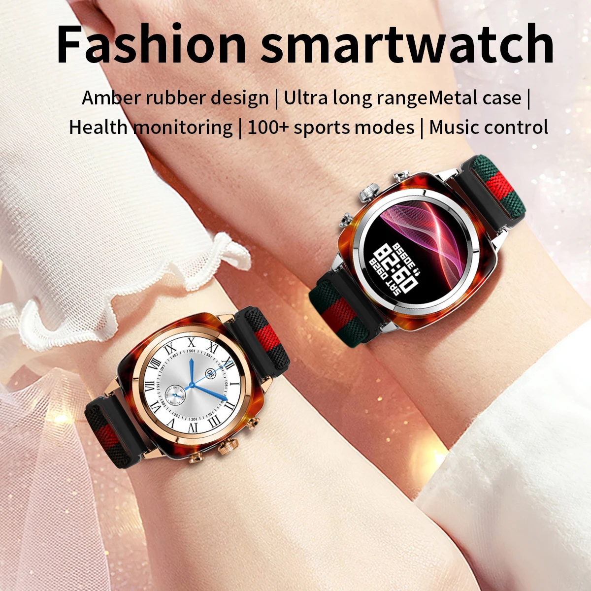 

Модные пары умные часы Bluetooth телефон пульс монитор сна мультиспортивный режим водонепроницаемые умные часы мужские и женские подарки