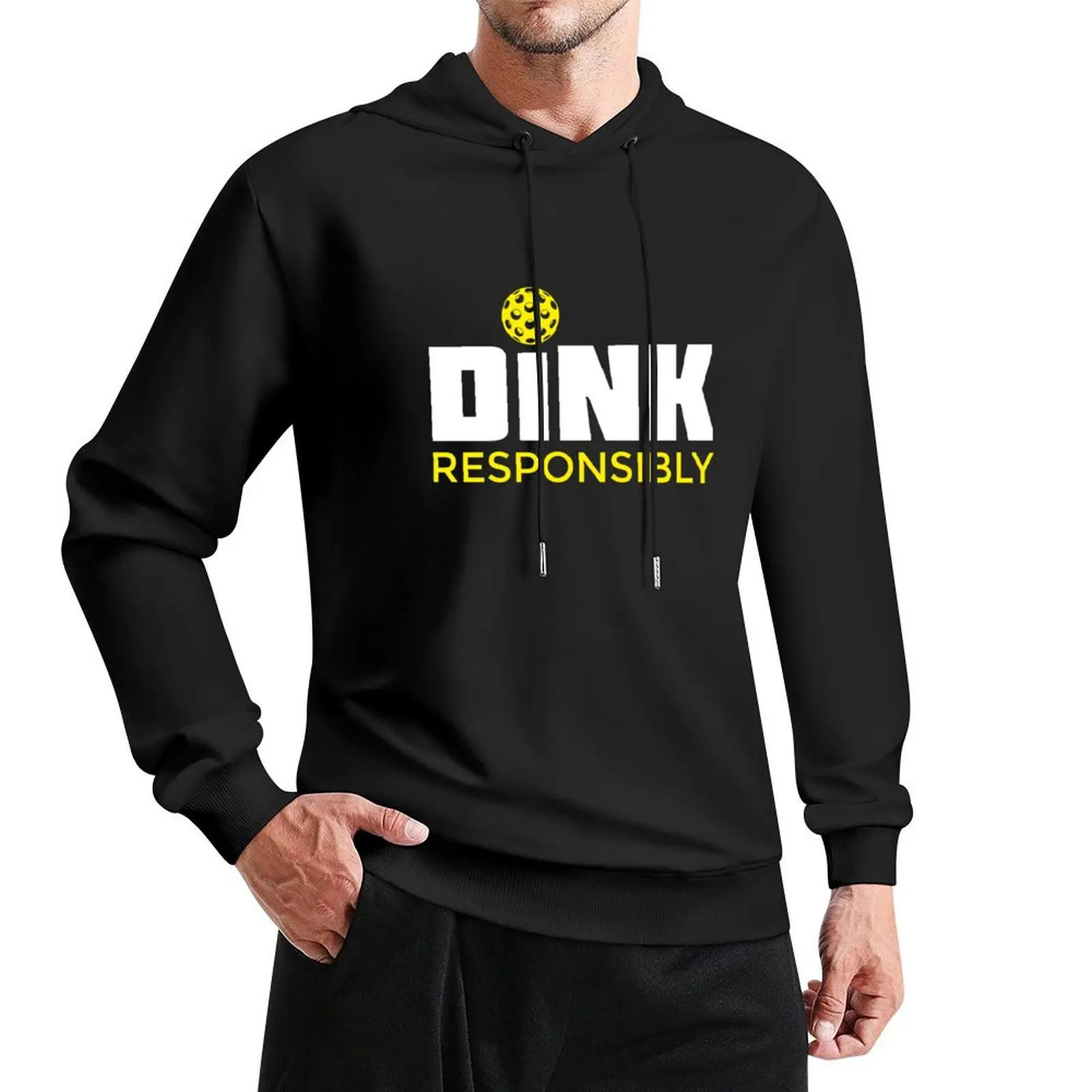 Dink Responsibly Pickleball Pullover Hoodie aesthetic clothing autumn clothes new in hoodies & sweat-shirt