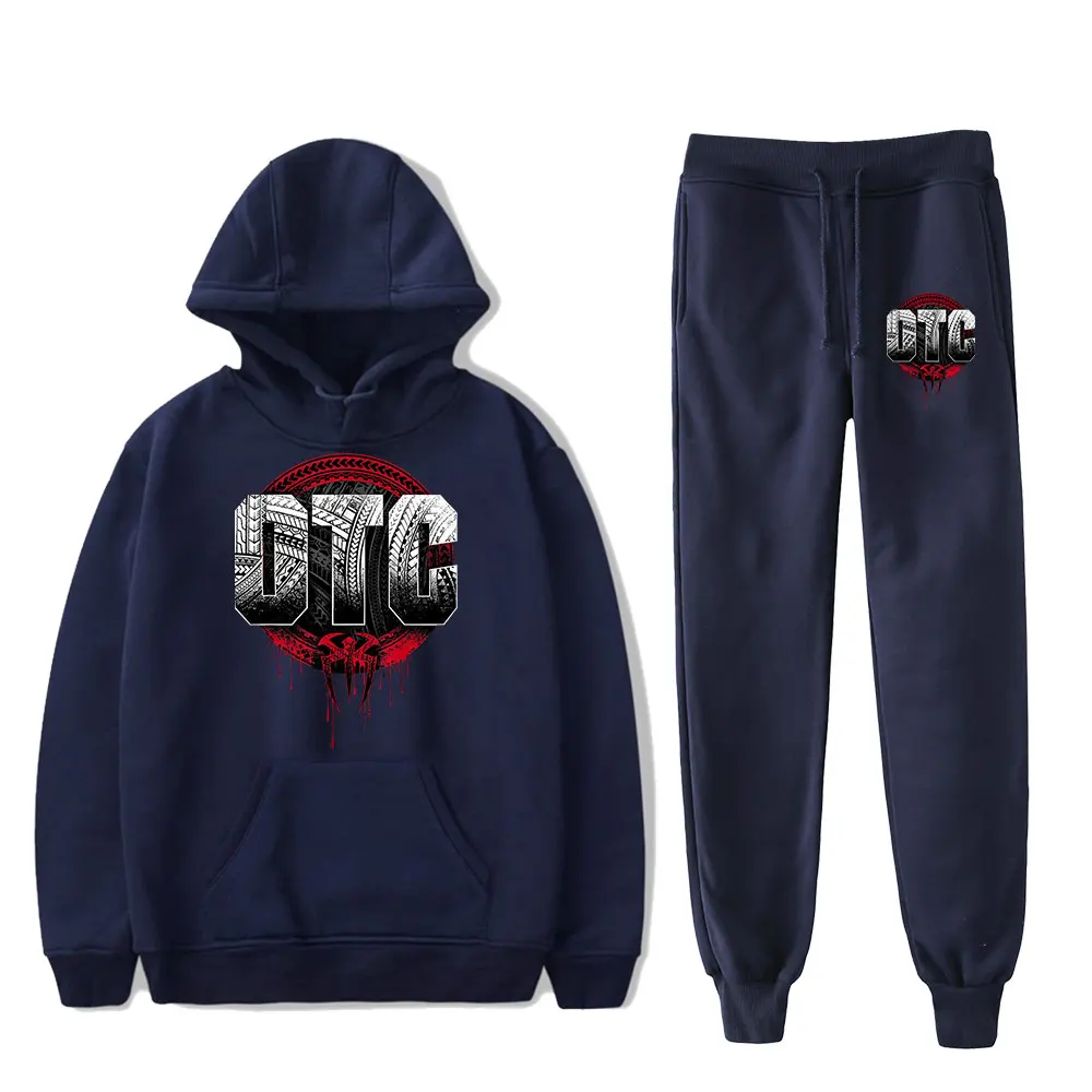 Roman Reigns OTC Vintage 90s PULLOVER HOODIE Merch Hoodies Set Men Women Hoodies Pants Two-Piece clothing