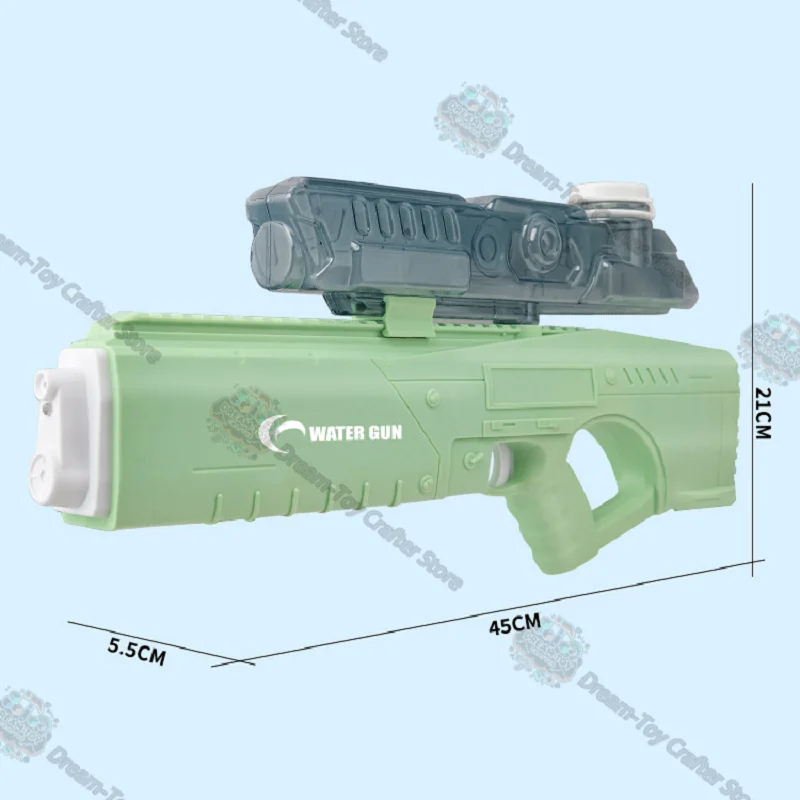 Electric Water Gun Toy for Kids Large Capacity Long Range Soaker Blaster Beach Outdoor Splash Shooting Summer Play Sprayer Gun