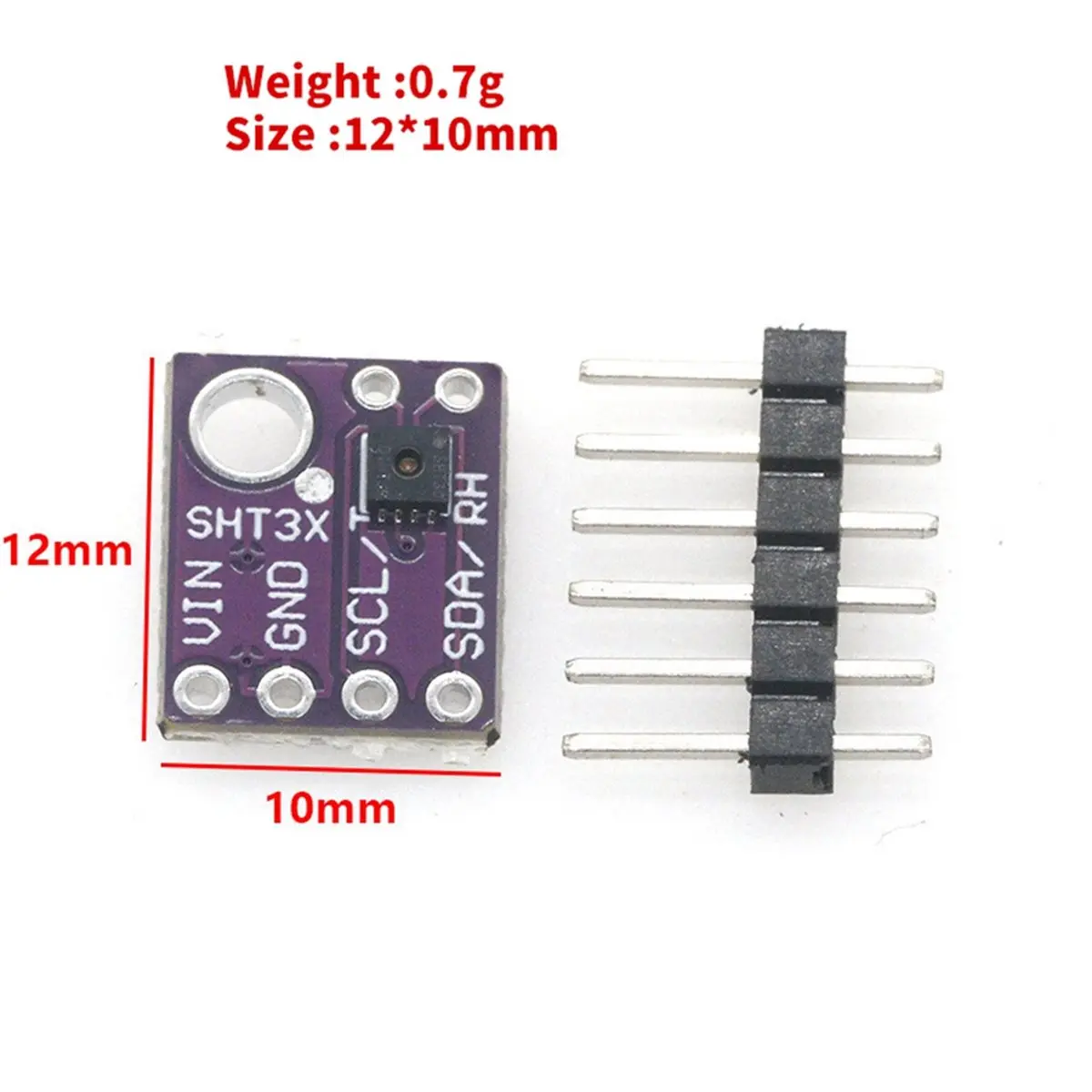 DT89 NEW 10PCS SHT30 Temperature Humidity Sensor Breakout Module Weather Shield Board for Smart Monitoring