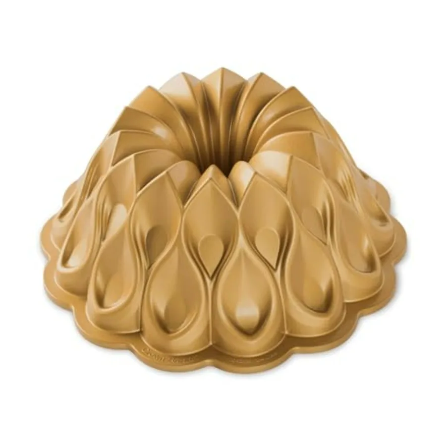 

Форма для выпечки кексов Crown Bundt из нержавеющей стали, серебристая, с антипригарным покрытием и элегантным дизайном в виде короны