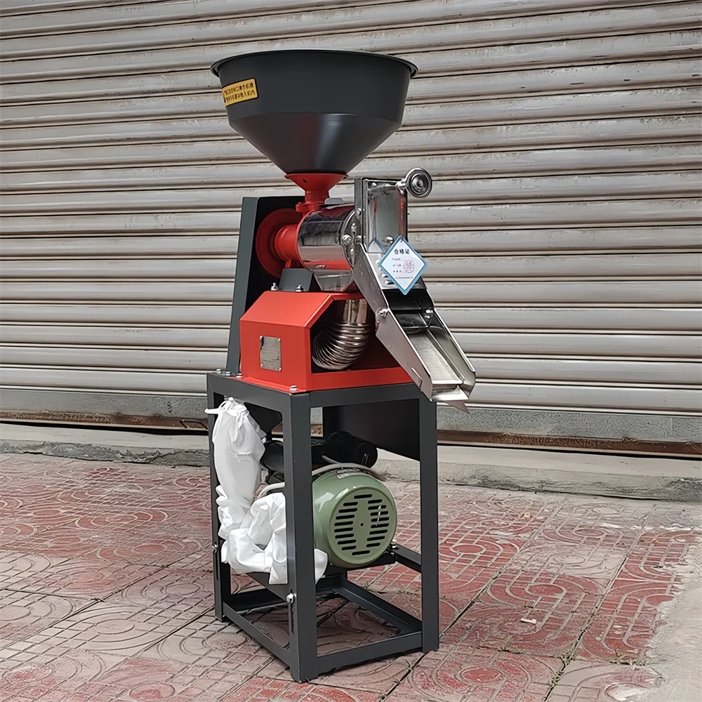 

Портативная комбинированная машина для полировки и очистки риса, мини-рисорушка с двигателем для домашнего использования