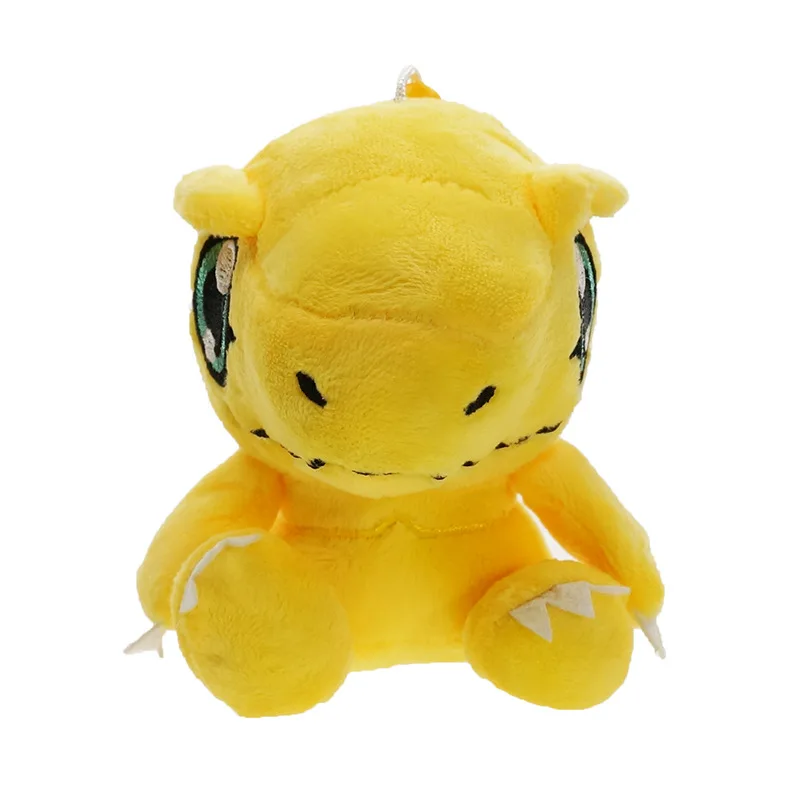 10CM Anime Agumon Action Cartoon Figure Doll Yellow Dinosaur Animals Cute Collectible Room Desktop Decor Ornament Kids Toys Gift