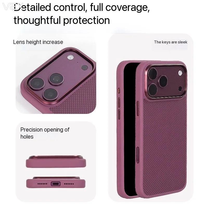 Real Kevlar Aramid Fiber Magnetic Case For iPhone 18 Pro Max 18Pro With Magsafe Camera Button Protector Carbon Fiber Phone Cover