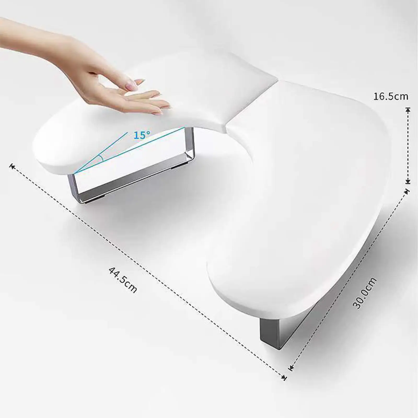 U forma braço resto manicure braço almofada acessórios respirável portátil