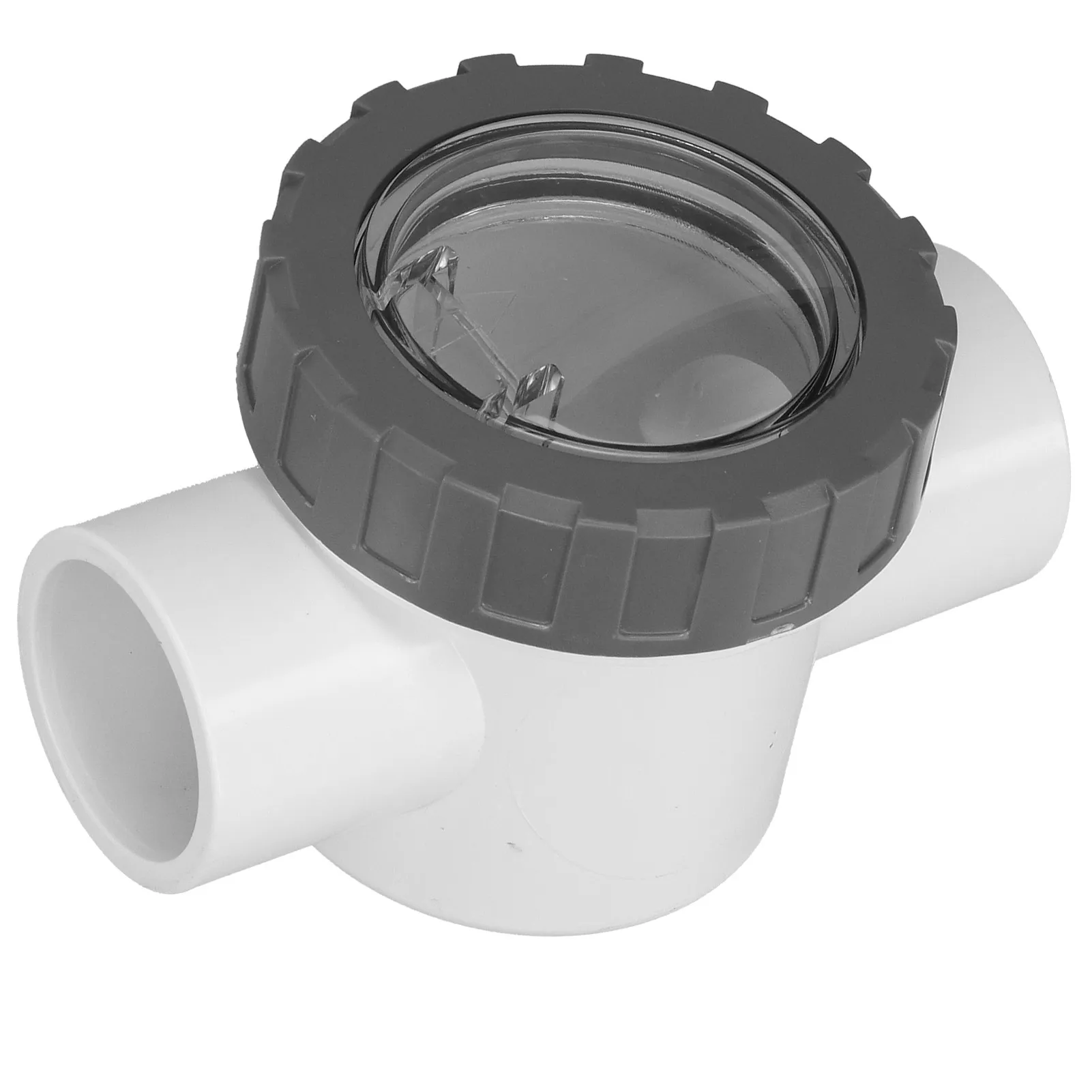 PVC Check Valve Swimming Pool Transparent NonReturn Valve Replacement Accessories(V501A )