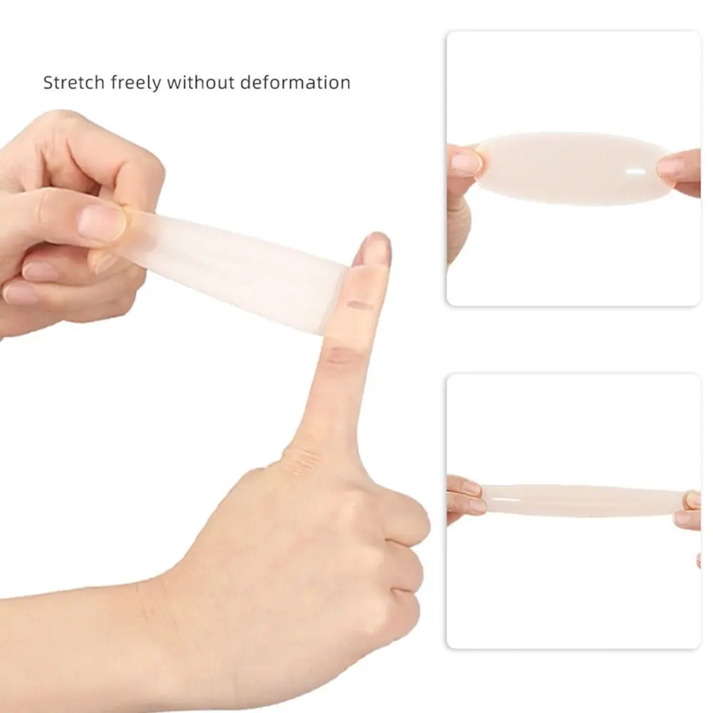 Soft Silicone Finger Protector, tala ajustável, impermeável, respirável, Guard Care Tool, resiliente, 9x3.2cm