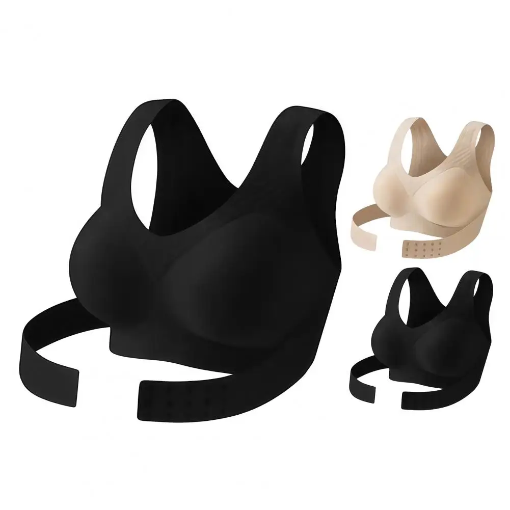 Posture Correction Bra Seamless Women's Underwear Adjustable Push Up Brassiere Shockproof Sports Vest Corset Back Bralette
