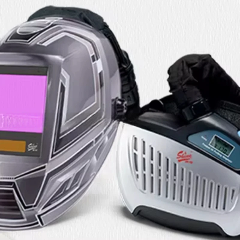 

P1004 Electric Air Purification PAPR Positive Pressure Breather Automatic Dimming Welding Mask