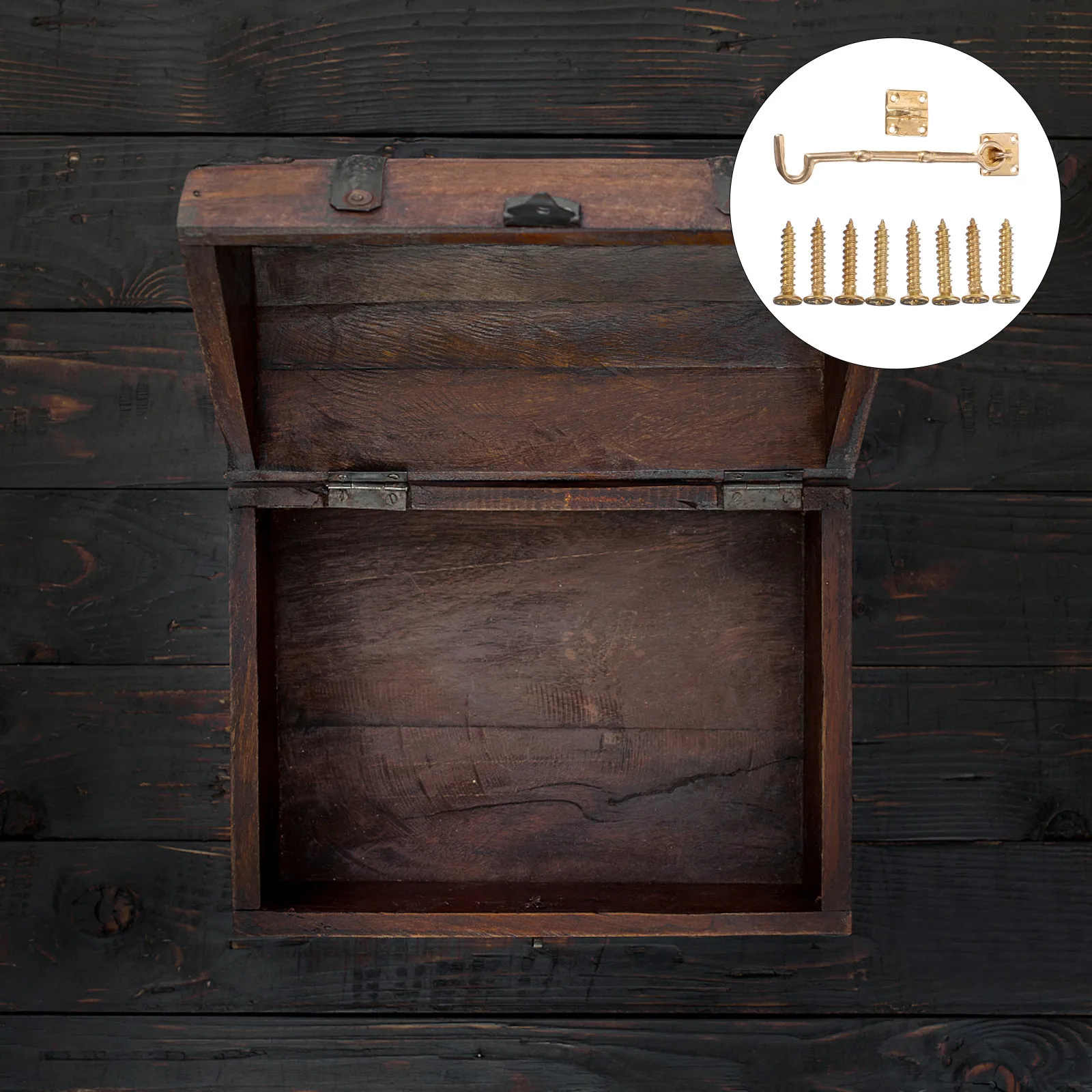 

1 шт. Медный дверной крюк в китайском стиле, ветрозащитная оконная защелка, фиксатор для раздвижных окон, винтажный замок для хижины, аксессуары