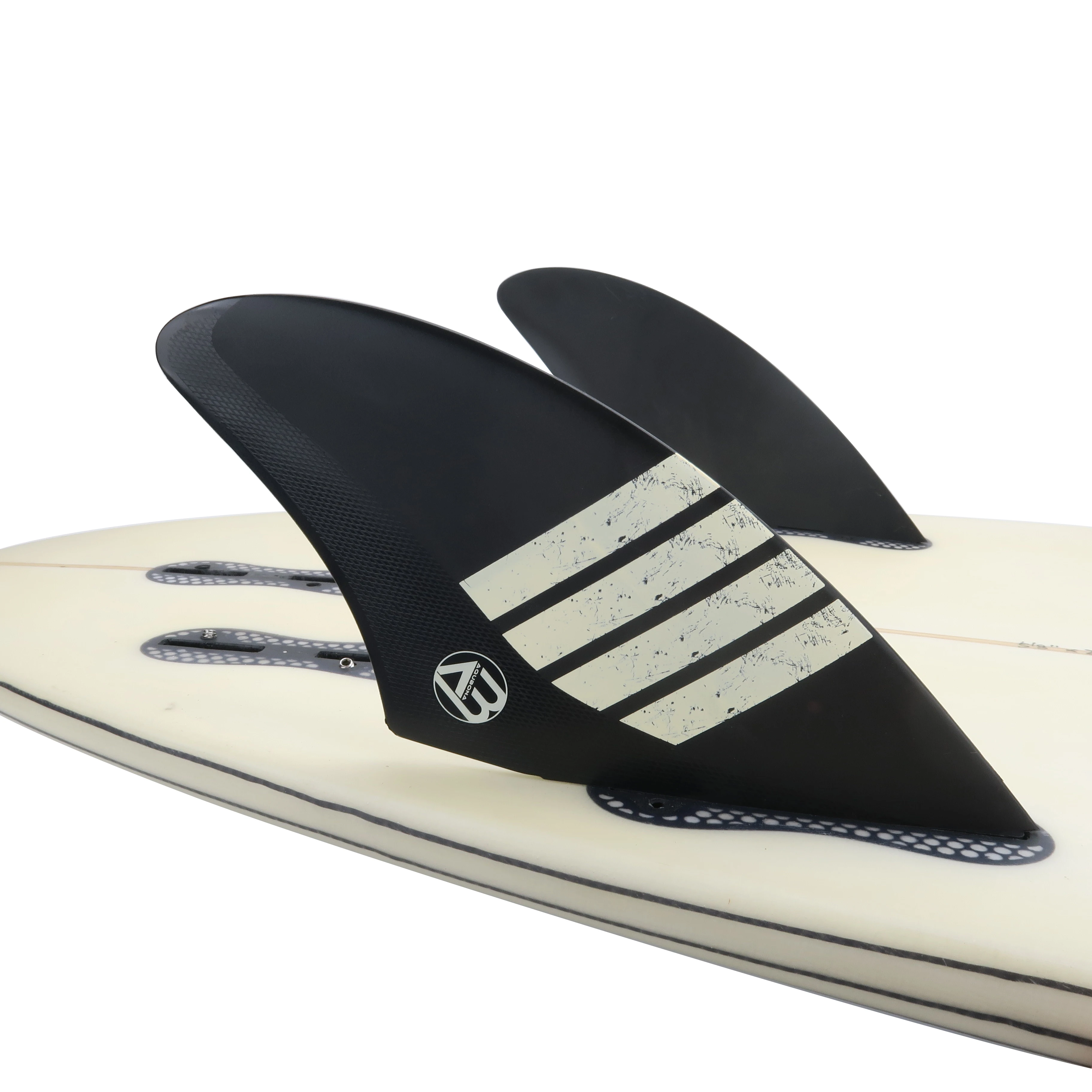 Surfboard Twin Kiel Fins (2 Fins) Dual Tab Single Tab Größen für Longboard Surfboard Funboard – Detail 13