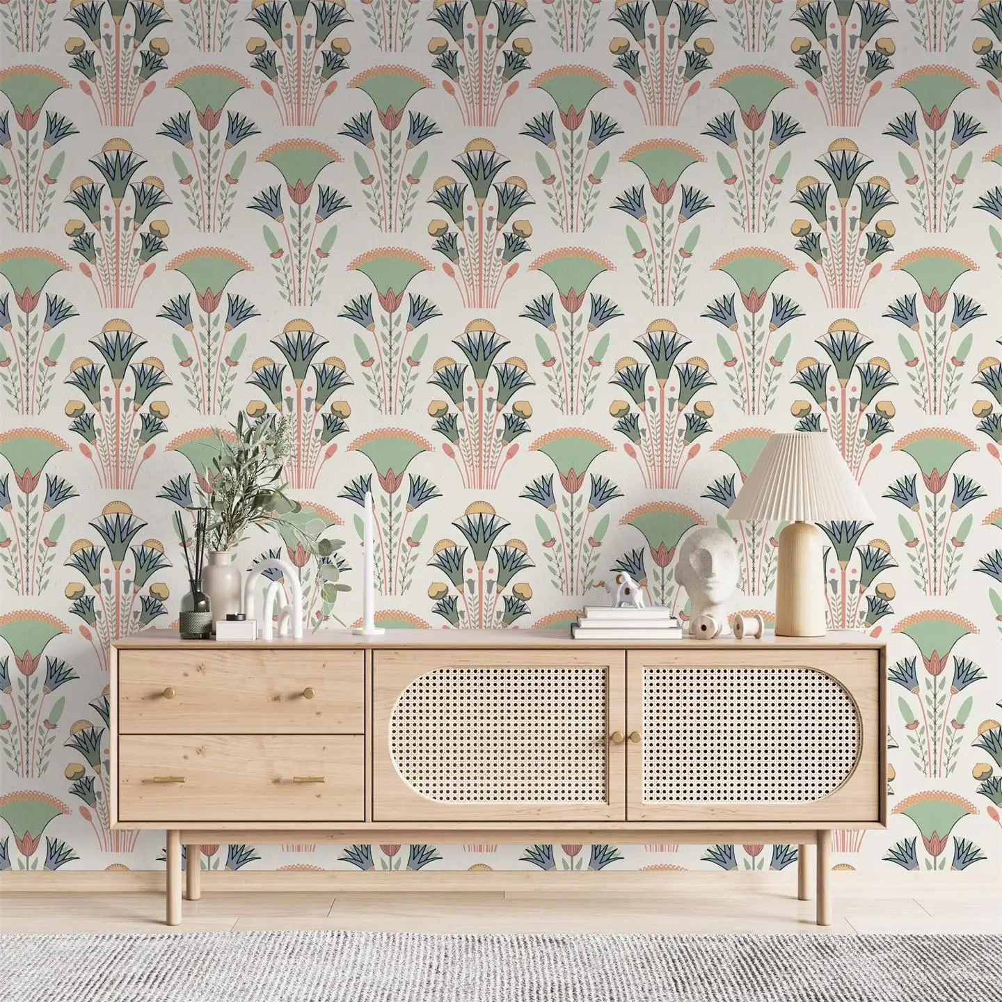 Customize any size mural retro art floral wallpaper French countryside floral wallpaper bedroom foyer Decorative wallpaper