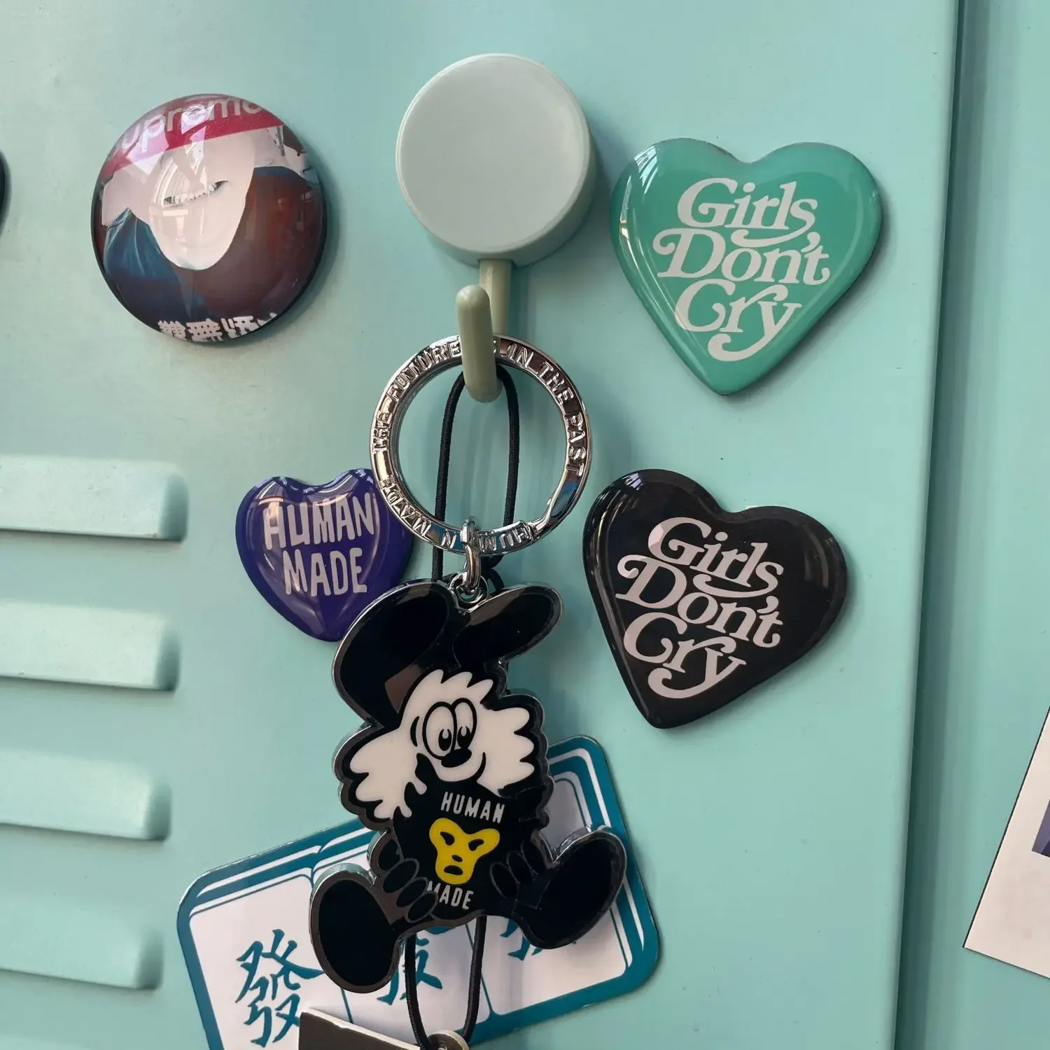 Human Made Limited Keychain Nigo Heart Charm Bag Hanger Cute Gift Streetwear