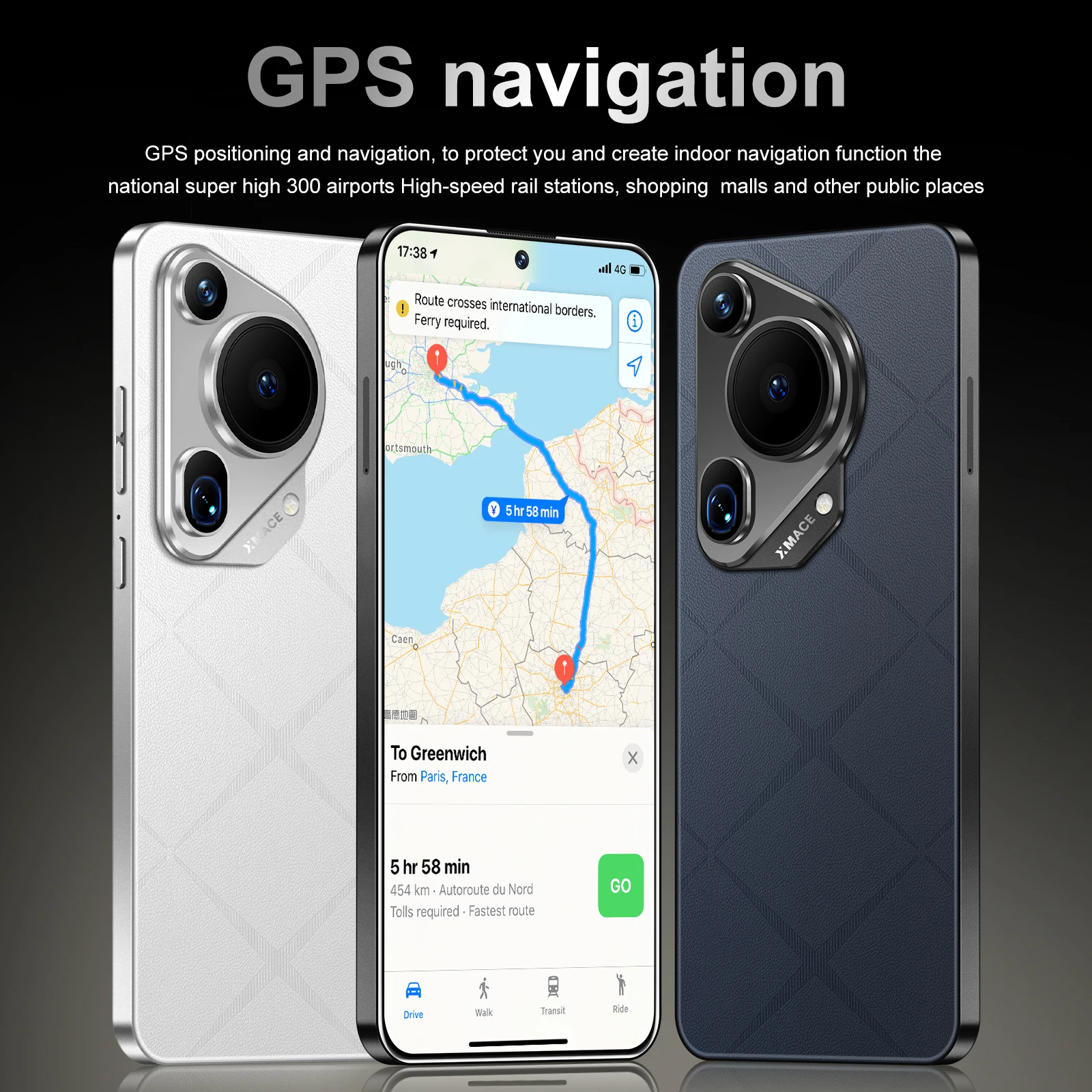 2024 New P70 Ultra SmartPhone 7.3 HD Screen Mobile Phones 16G+1T 5G Dual Sim Celulares Android Unlocked 108MP 8000mAh Cell Phone