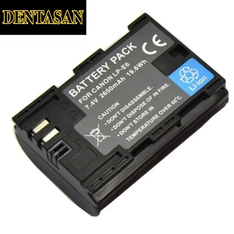 2650Mah LP-E6 Camer… - image