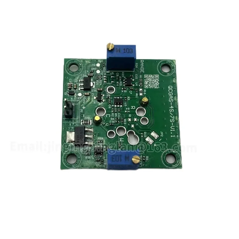 Moduł czujnika wyjścia analogowego 4-20mA, płytka nadajnika, czujnik Alphasense typu B do wykrywania tlenków i tlenu - gaz