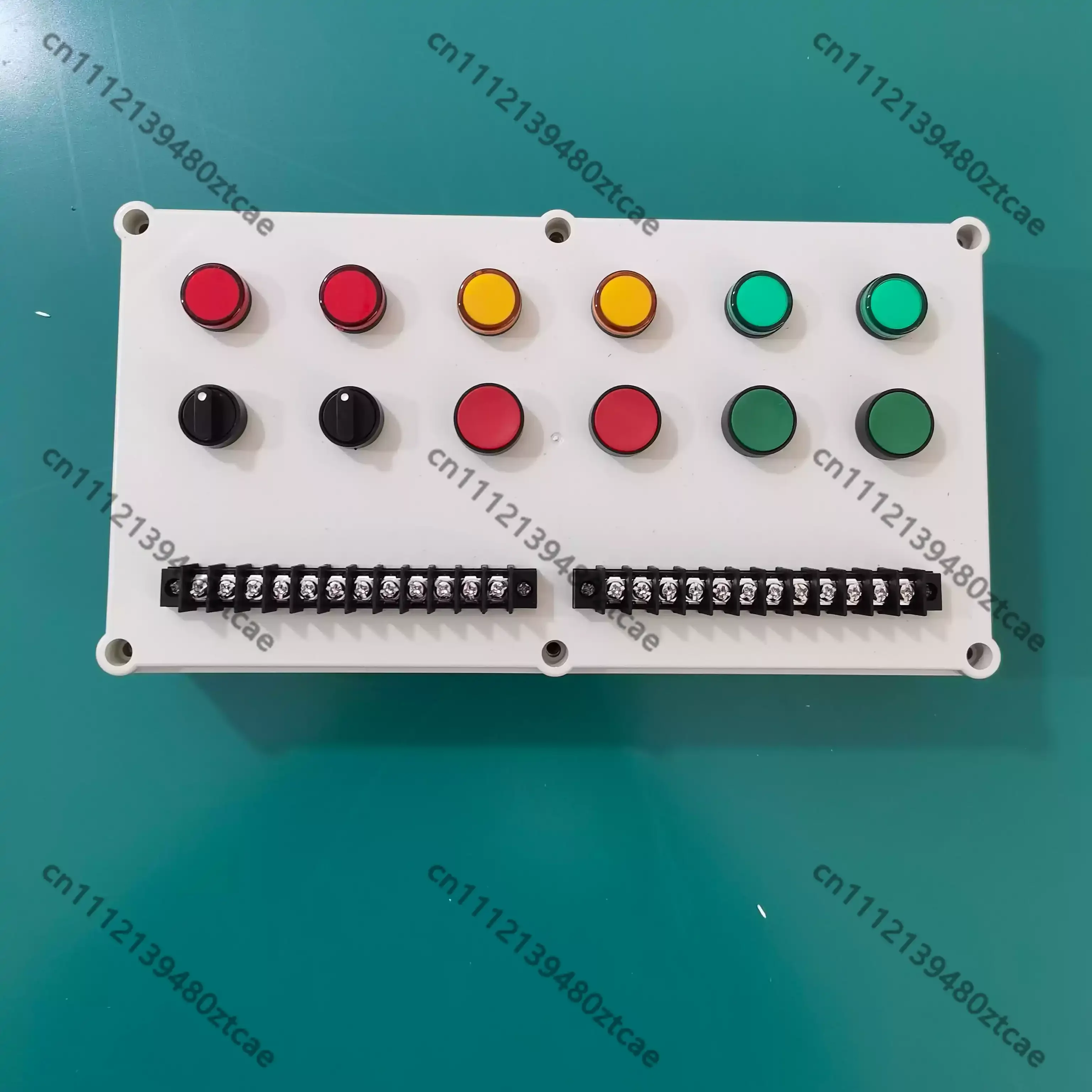 PLC Debug Push Button Operation Box For Electrician Practical Training PLC Learning Maintenance Practice